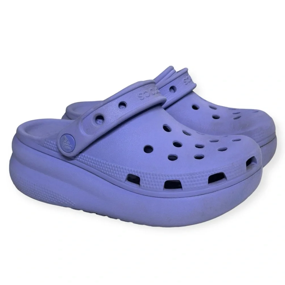 CROCS Kids Purple Classic Clog Sandals